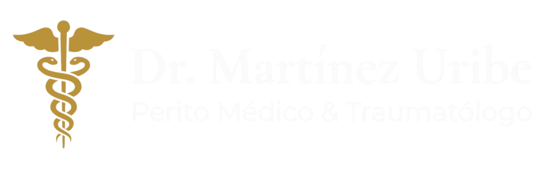 Logotipo del Dr. Martínez Uribe, perito médico y traumatólogo
